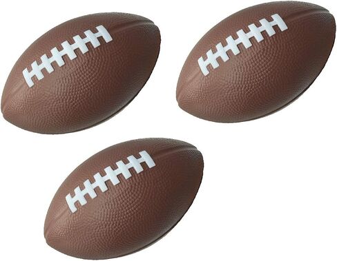 Foam Football - 7.25" Kids Football - Soft, Small Footballs for Kids – Toddler Mini Football 3 Pack in Saudi Arabia