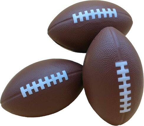 Foam Football - 7.25" Kids Football - Soft, Small Footballs for Kids – Toddler Mini Football 3 Pack in Saudi Arabia