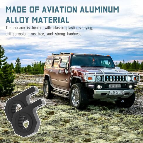 12 Pcs Light Bar Mounts Bar Clamp Kits LED Light Bar Mounting Brackets Tube Clamp for 1", 1.5", 1.75", 2" Roof Rack Bull Bar Roll Cage, Off Road Vehicles ATV UTV Trucks, Black(Novelty) in Saudi Arabia