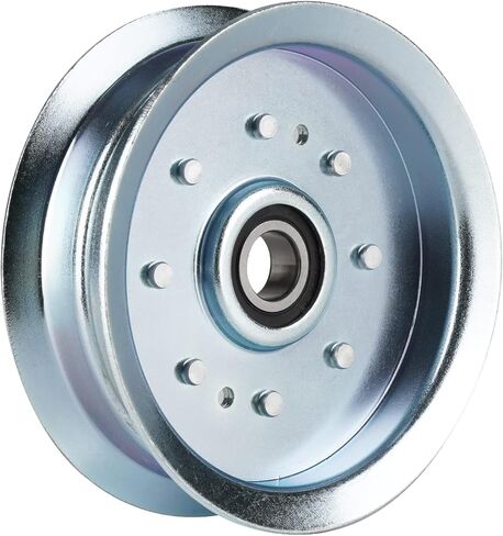 956-05034 756-05034A بكرة المهمل المسطحة لجون ديري D170 D100 L118 L111 L108 D110 D125 شبل كاديت XT1-LT42 XT1-LT46 XT2-LX46 ZT1-46 تروي بيلت موستانج XP 2 قطعة in Kuwait