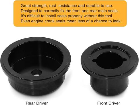 Front & Rear Main Crankshaft Seal Driver Kit Compatible with 01-16 GM 6.6 6.6L Duramax Diesel LB7 LLY LBZ LMM LML in Saudi Arabia