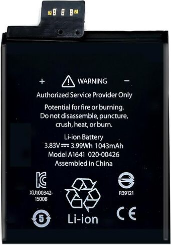 بطارية Vvuilsty A1574 A1641 لأجهزة iPod Touch 5 6 الجيل السابع، بطارية قابلة لإعادة الشحن 0 دورة متوافقة مع iPod Touch 5 6 الجيل السابع مع مجموعة أدوات إصلاح in Saudi Arabia