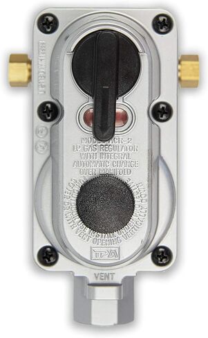 Flame King (ACR6) بدون أسلاك التوصيل المصنوعة على مرحلتين للتحويل التلقائي LP منظم غاز البروبان للمركبات الترفيهية والشاحنات والمقطورات in Kuwait