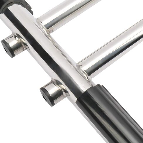 NovelBee 3 Step Dual Vertical Telescopic Boat Dive Ladder with transom mounting Bracket and Screws,316 Stainless Steel Sport Ladder for Marine Boat Yacht Swimming Pool in Saudi Arabia