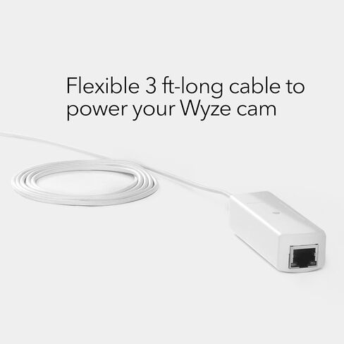 محول Wasserstein PoE متوافق مع Wyze Cam V3/Outdoor - يعمل باستمرار على تشغيل كاميرا الأمان الخاصة بك باستخدام محول USB Ethernet in Saudi Arabia