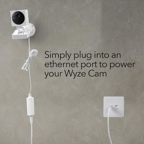 محول Wasserstein PoE متوافق مع Wyze Cam V3/Outdoor - يعمل باستمرار على تشغيل كاميرا الأمان الخاصة بك باستخدام محول USB Ethernet in Saudi Arabia