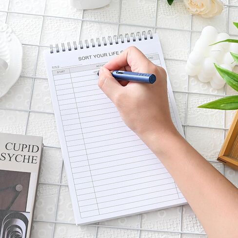 Activity Log 3 Pack- 312 Pages Tear Off Lined Undated To Do List Notepad Double Side Printed with Activity Log Pad, Keep Your Daily Task Organized, 6.5" x 9.8" Planning Pad in Saudi Arabia