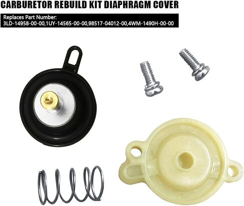 Carburetor Repair Kit Diaphragm Cover Compatible with 1999-2007 Yamaha Road Star 1600 1700 XV1600 XV1700 in Saudi Arabia
