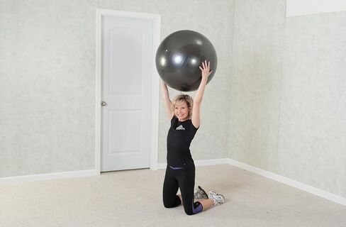 Black Mountain Products Professional Grade Exercise Stability Yoga Ball, Foot Pump, Ball Plug, Plug Puller, 2000 Pounds Static Weight Capacity Antiburst in Saudi Arabia