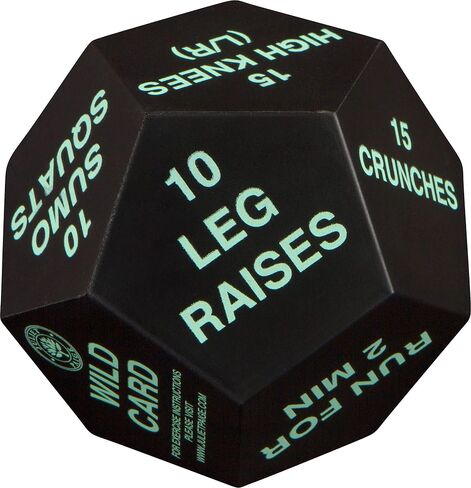 Exercise Dice for Home Fitness, Workouts, WOD, Cardio, HIIT, and Sports in Saudi Arabia