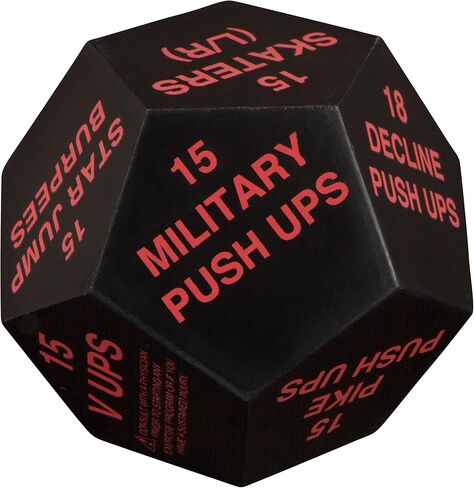 Exercise Dice for Home Fitness, Workouts, WOD, Cardio, HIIT, and Sports in Saudi Arabia
