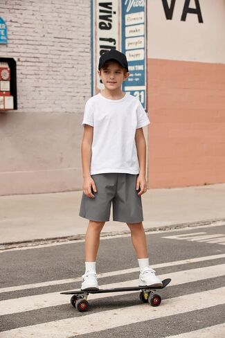 Arshiner Boys' Athletic Shorts Lightweight Quick Dry Boys Running Shorts Summer Casual Shorts with Pockets in Saudi Arabia