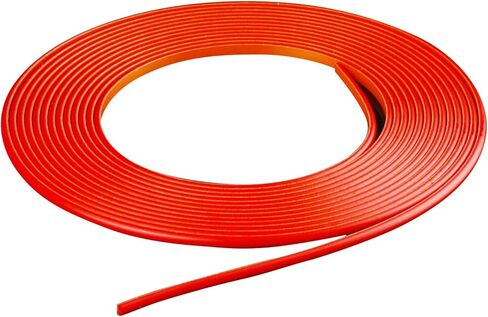 فرط سرعة الصوت 5 متر أحمر DIY مطاطي للباب واقي للحواف قطاع صب حامي للسيارات الداخلية والخارجية in Kuwait