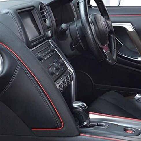 فرط سرعة الصوت 5 متر أحمر DIY مطاطي للباب واقي للحواف قطاع صب حامي للسيارات الداخلية والخارجية in Kuwait