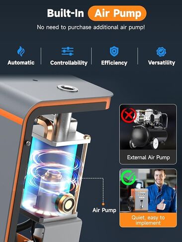 FOXWELL ST101 Pro 0.5 PSI EVAP Smoke Machine Automotive Built-in Air Pump, Flowmeter, Air/Smoke Mode, Professional Engine EVAP Vacuum Leak Detector for All DC12V Vehicles in Saudi Arabia