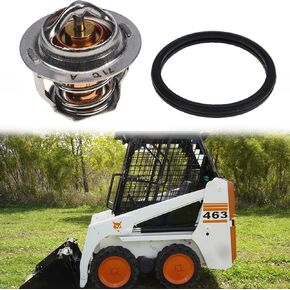 Thermostat 6653948 Compatible with Bobcat Kubota Loaders Excavators 463 553 743 753 763 773 7753 S150 S160 S175 S185 T190