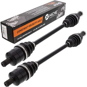 NICHE Front CV Axle Half Drive Shaft for Polaris Ranger 500 XP 700 Crew 800 1332856 1332606 2 Pack