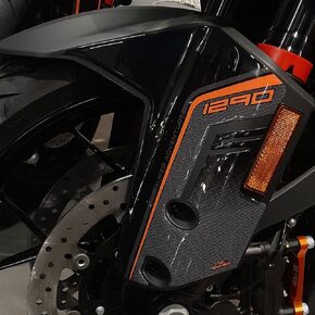 Motorcycle 3D Stickers Compatible with KTM 1290 Super Adventure S 2021. Side Plates Protections from Impact and Scratches. Pair of Resin Stickers - Made in Italy