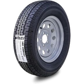 Free Country Trailer Tire Wheel Assembly ST215/75R14 8-Ply D 107M 5 Lug on 4.5" PCD Silver Mod Wheel