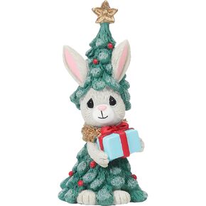 Precious Moments O Christmas Tree Mini Figurine | Resin Mini Figurine | Christmas Decor & Gifts