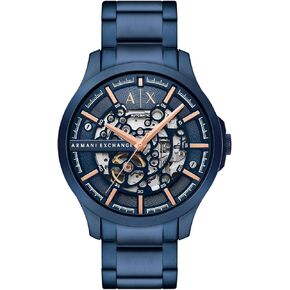 A|X ARMANI EXCHANGE Men's Automatic Blue Stainless Steel Watch (Model: AX2457)
