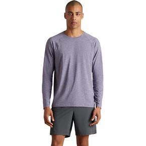 Rhone Reign Mens Long Sleeve Workout Shirts, Anti-Odor, Quick Dry Mens Gym Shirts, UPF 50+