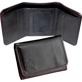Men's Genuine Leather Trifold Wallet for Men – Slim & Durable, Ultra Strong Stitching, Premium Look | Gift for Dad, Son, Boyfriend (Brown)