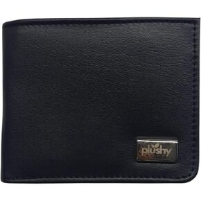 Plusky Skin Green Bifold Leather Wallet RFID Blocking Genuine Faux Leather Sleek Minimalist Classic Slimfold Waterproof Wallet 4 Card Slot Strong Stitching Gift for Men 4.5"x3"x0.5"