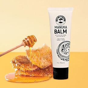 One Tree Hill Manuka Oil & Honey Balm - Skin Healing Ointment Care Cream - Intensive healing cream for Wounds, Burns, Grazes, Rashes, Cuts and Scars - 2 oz