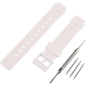 Resin watch strap Replacement Fit for Casio Women's LRW-200H-2BVCF Watch bands Outdoor Sports pin buckle bracelet wristband accessories