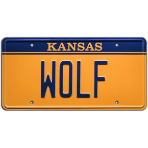 Planes, Trains and Automobiles | Wolf | Metal Stamped License Plate