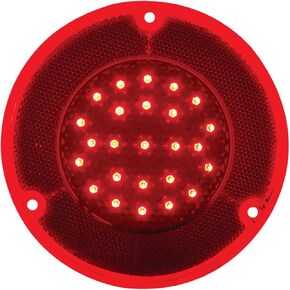 United Pacific CTL6772LED Super Bright 25LED Tail Light for 1967-72 Chevy/GMC Stepside Truck, Injection Molded Lens, 1157 Plug Connection – ONE Unit