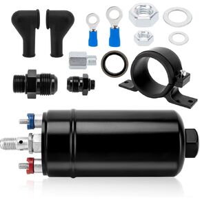 Inline Fuel Pump 12V, Universal External Inline Fuel Pump Kit Electric 300LPH High Flow 12V - Pump Replacement 0580464070 0580453911 0580463017 0580464023
