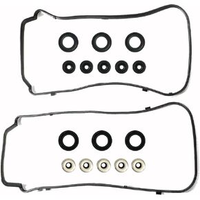 Engine Valve Cover Gasket Set 12341-R70-A00 VS50773R VS50558 12030-RJA-000 12351-R70-A00 Compatible with 2008-2017 Engine 3.5L 3.7L V6
