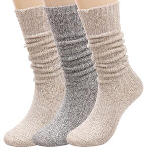 Galsang Women's socks Women's Knee-High Socks for Women,Soft Extra Long Scrunch Sock,Cotton Socks Boot Socks,#K3006