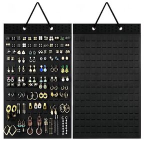 Hanging Earring Holder Organiser, Brooch Pin Display Board with 150 Slots for up to 300 Pairs of Earrings/Pins, Stud Earring Organisers and Storage Earring Holder Organizer Wall