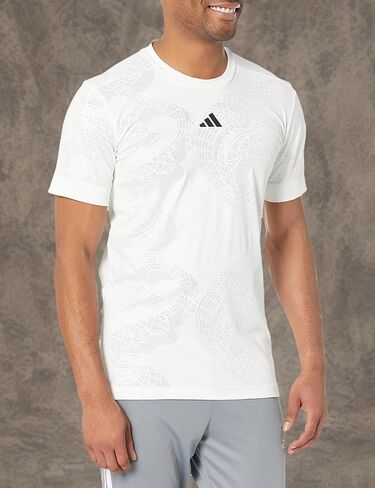 adidas Men's Tennis London Freelift T-Shirt in Kuwait