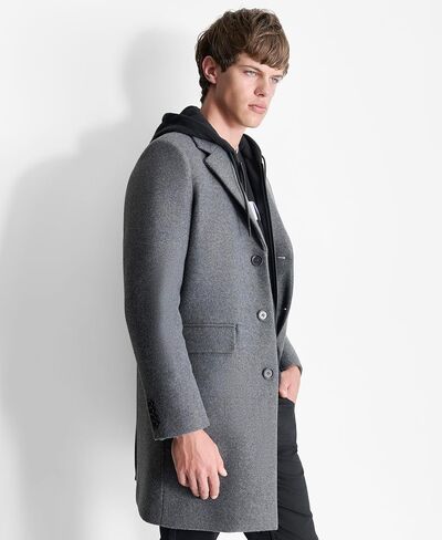 DKNY Men's Water Resistant Wool Cold Weather Casual Jacket in Saudi Arabia