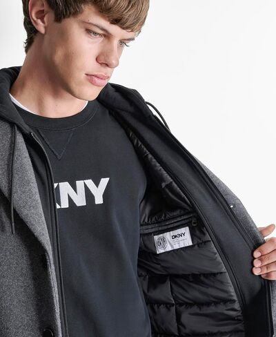 DKNY Men's Water Resistant Wool Cold Weather Casual Jacket in Saudi Arabia