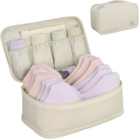 Travel Underwear Organizer Bag Multifunctional Travel Bra Underwear Storage Bag Portable Socks Lingerie Pouch,Bear in Kuwait