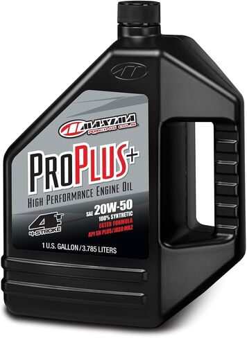 زيوت سباق ماكسيما 30-03901-3PK Pro Plus+ 20w50 زيت محرك دراجة نارية اصطناعي زجاجة 1 لتر، 3 عبوات in Saudi Arabia