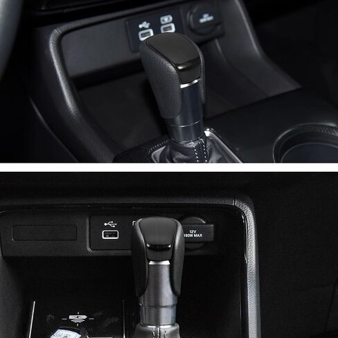 غطاء مقبض ناقل الحركة من الفولاذ المقاوم للصدأ من TOMALL متوافق مع Honda Civic 11th 2022 2023 غطاء رافعة تروس لوحة ناقل الحركة لملحقات وحدة التحكم المركزية الداخلية للسيارة (أسود مصقول) in Kuwait