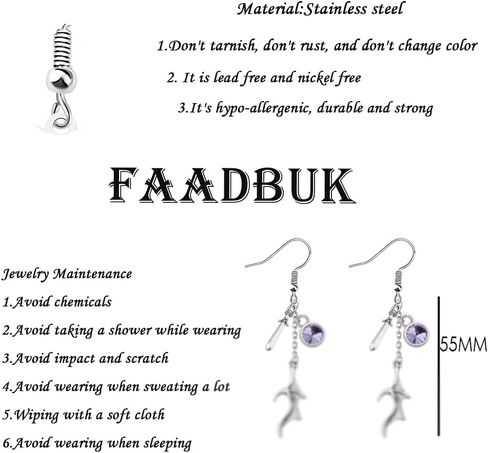 FAADBUK كتاب مروحة القرط Azriel كاسيان ريساند هدية محكمة الشوكة والورود هدية SJM Merch Bookish هدية in Saudi Arabia