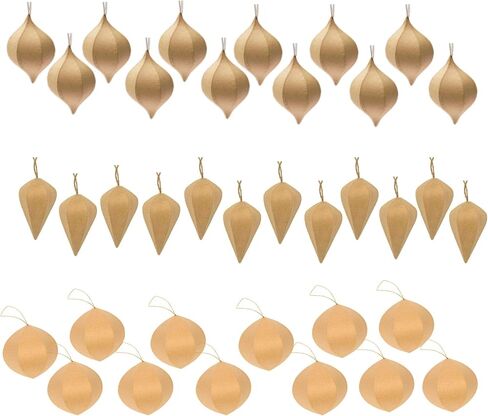مجموعة زينة عيد الميلاد المصنوعة من الورق DIY، 3 أنماط (12) in Saudi Arabia