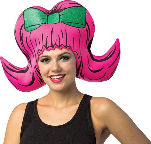 Rasta Imposta Adult Pink Foam Bouffant Headpiece in Saudi Arabia