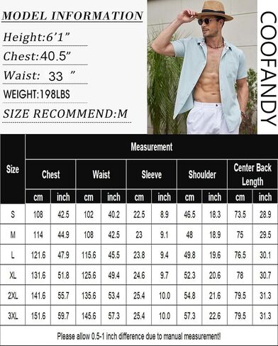 COOFANDY Men's Short Sleeve Button Down Casual Linen Shirts Summer Beach Shirt Vacation Wedding Shirts with Pocket in Saudi Arabia