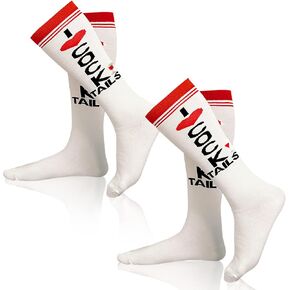 SATINIOR 2 Pairs I Love Cocktails Socks Heart Socks for Women