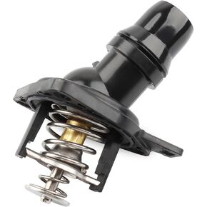 Thermostat Housing Assembly, Compatible with Honda 2.4L L4-2003-2007 Accord 2.4, 2003-2011 Element 2.4, Replace THH-002, 554-170, 19301-RAA-A02, 19301RAAA02 - Only for 2.4L L4 Vehicles