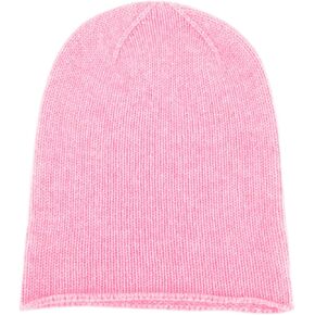 Shorts of Hawick Women's 100% Cashmere Beanie Hat - Pink - Handmade in Scotland by Love Cashmere