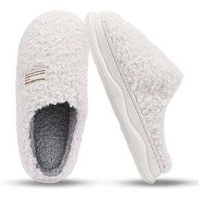 Platform Slippers for Women Men - Memory Foam Fuzzy House Slippers, Warm Cute Chic Versatile Pretty Comfy Plush Slippers for Indoor Outdoor-Non Slip